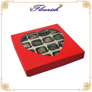 Hand Made Candy Box with Heart Shaped Window