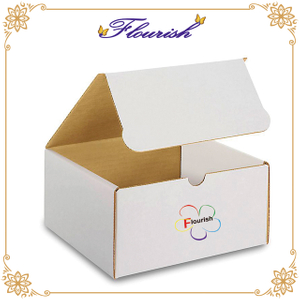 Custom Size White Shopping Mailer Carton Box