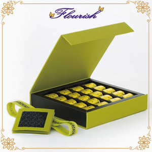 Flip Top Style Green Chocolate Cake Gift Box