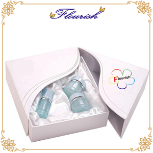 Silver Stamping Skin Solution Cosmetic Packaging Box