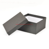 Black Cardboard Men's Square Watch Box with Pillow