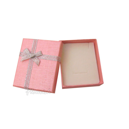 Shiny Rigid Cardboard Party Jewelry Gift Packaging Box with Foam Insert