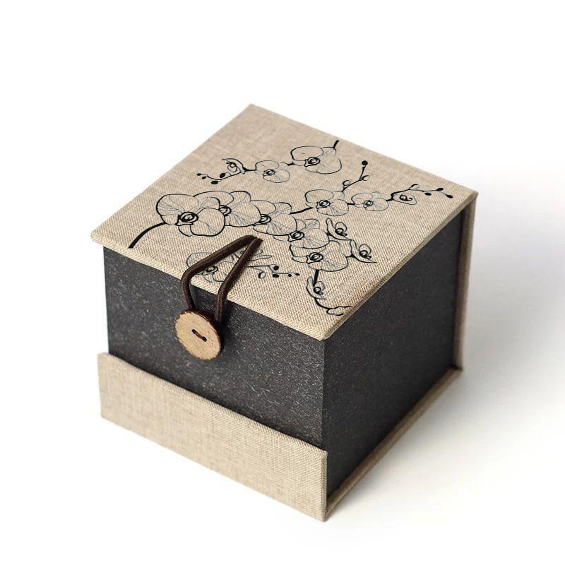 Artful Linen Paper Bracelet Gift Storage Box Buy Linen Paper Box