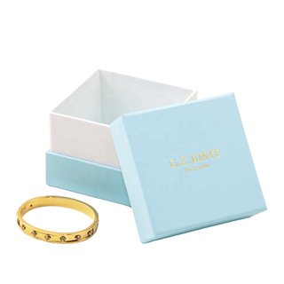 Luxury Custom Logo Lid And Base Box Paper Packaging Jewelry Box
