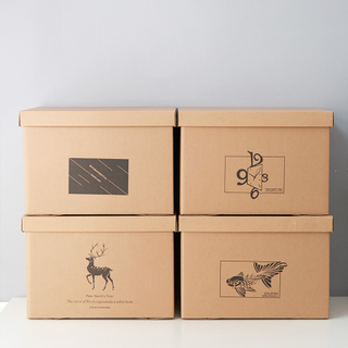 China Manufacturer Wholesale Kraft Paper Packaging Moving Box